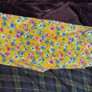 Polo by Ralph Lauren Floral Kids Leggings - Yellow and Blue